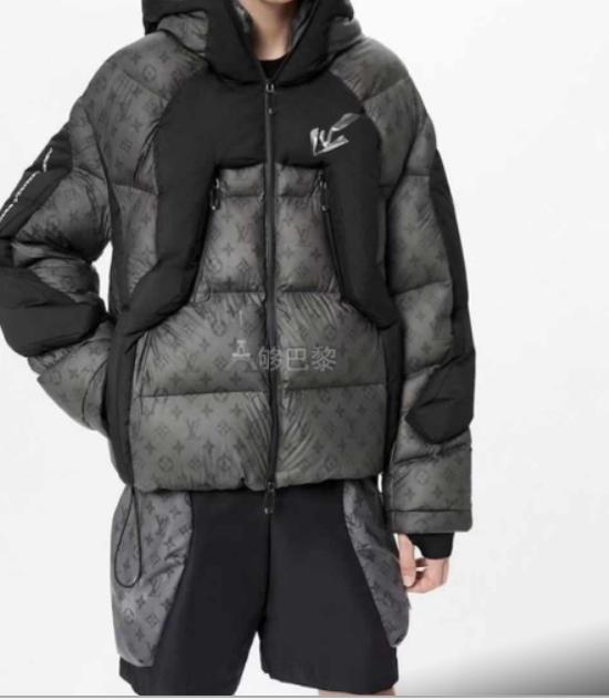 Meya Luxury Brand Louis Vuitton Men's Puffer Jacket
