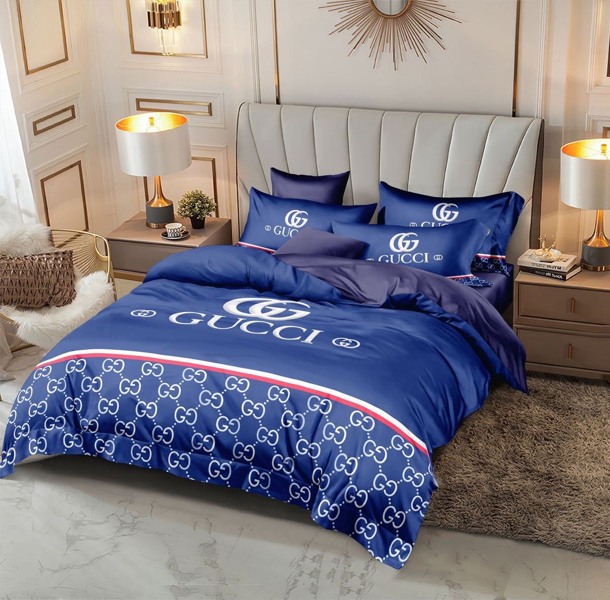 Gucci Bed Sheet Set in Dubai