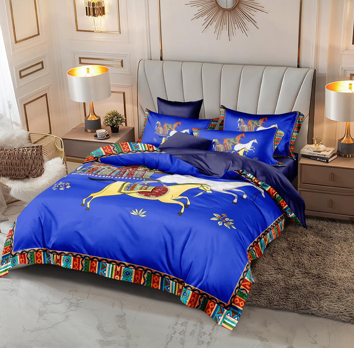 Hermes Bed Sheet Set