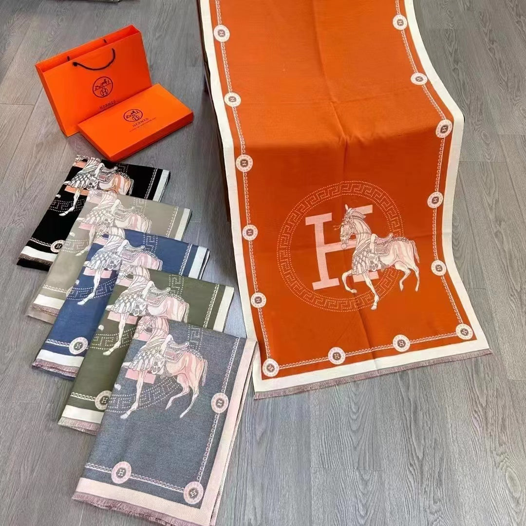 Pony Style Warm Scarf For Women - Meya Luxury Brand