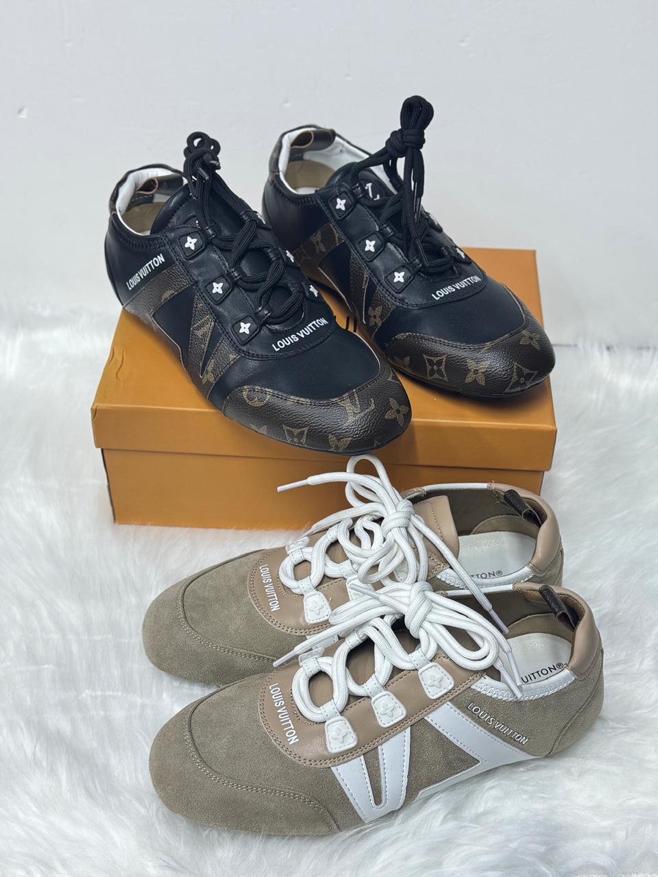 Louis Vuitton Women's Fashion Sneakers - Meya Luxury Brand