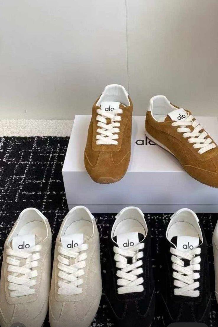 Alo Women's Low Top Sneakers - Meya Luxury Brand