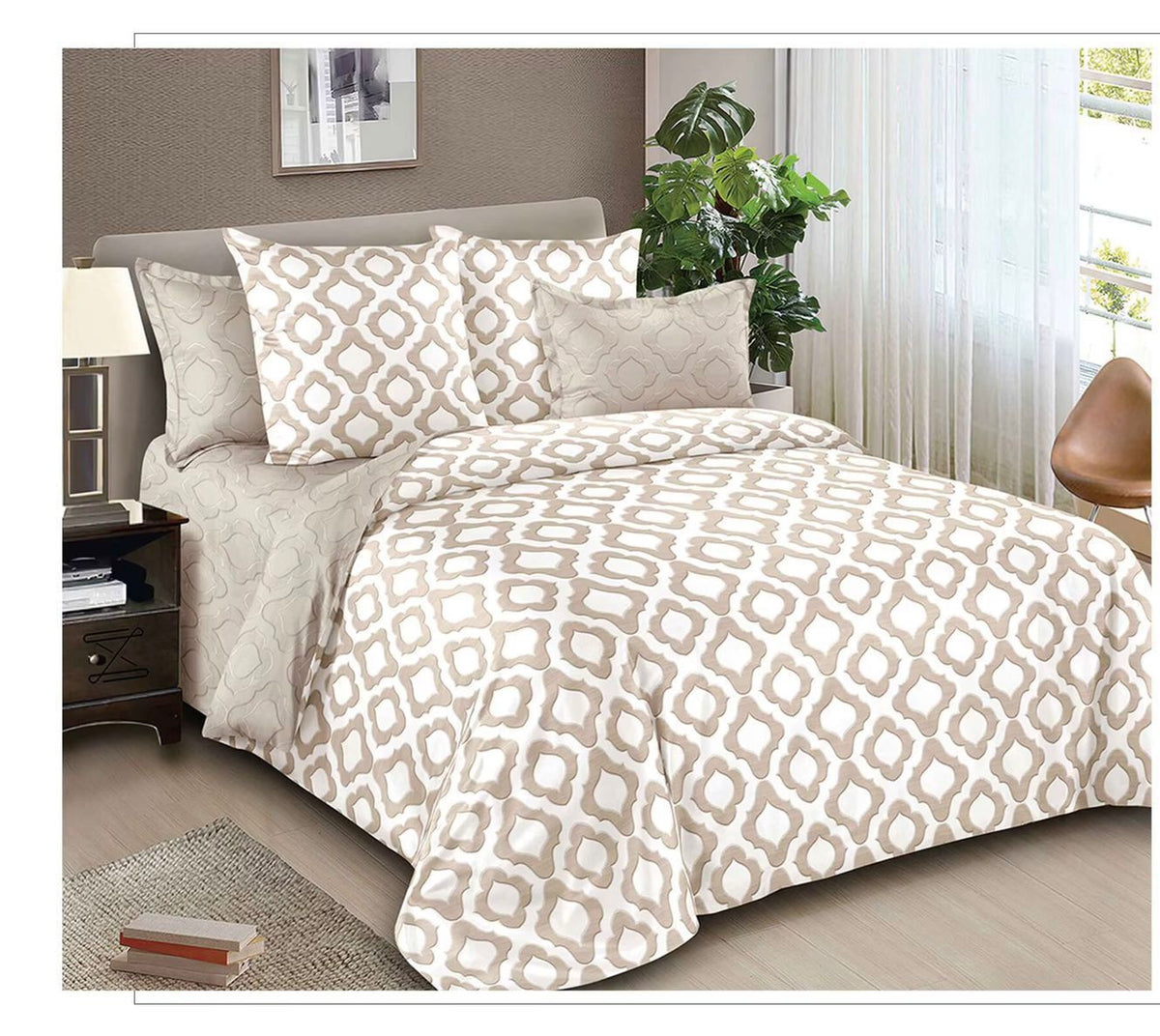 King Size 6pcs Full Bed Sheet Set - Meya Luxury Brand
