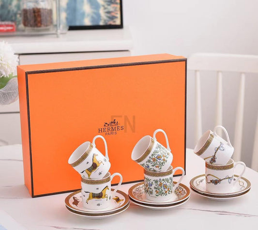 Hermes Paris Cup Set - Meya Luxury Brand