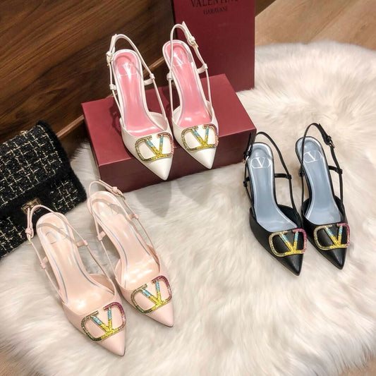 New Fashion High Heels Women Back Buckle Party Shoes - Meya Luxury Brand