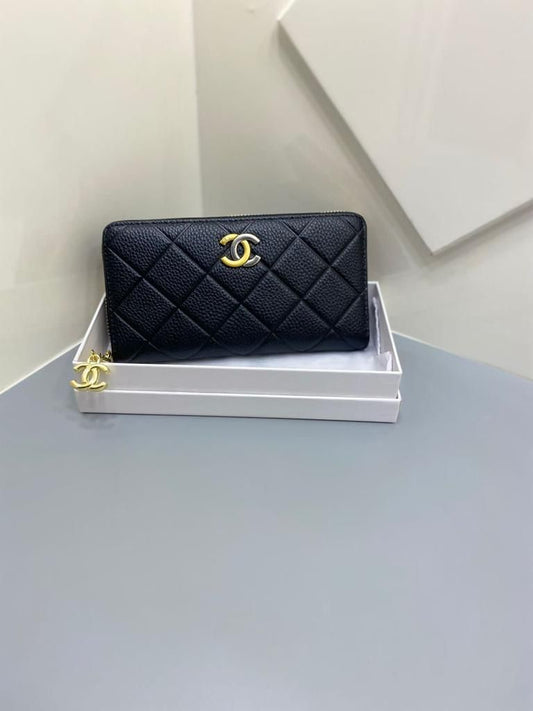 Chanel Flap Wallet Grained shiny calfskin - Meya Luxury Brand
