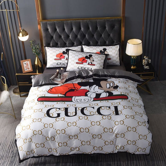 Gucci King Size Bedsheet Set - Meya Luxury Brand