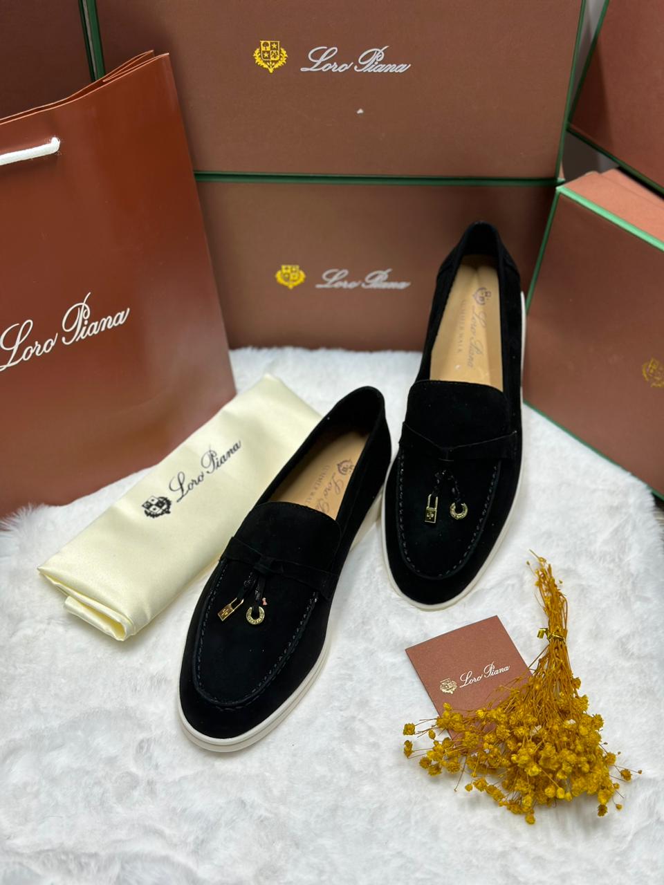 Women Suede Loafers - Meya Luxury Brand