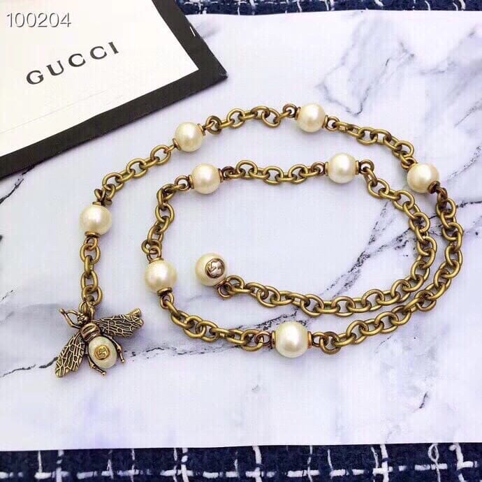 Gucci Belt & Necklace - Meya Luxury Brand