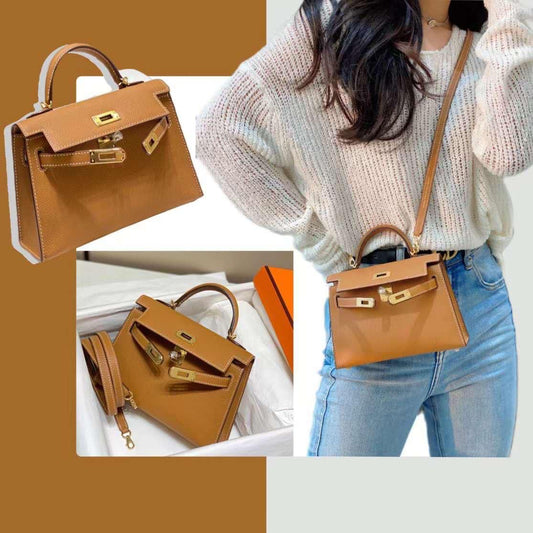 LEATHER MINI KELLY 20 II - Meya Luxury Brand