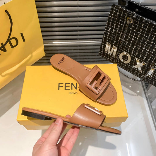 Fendi Women Signature Slippers - Meya Luxury Brand