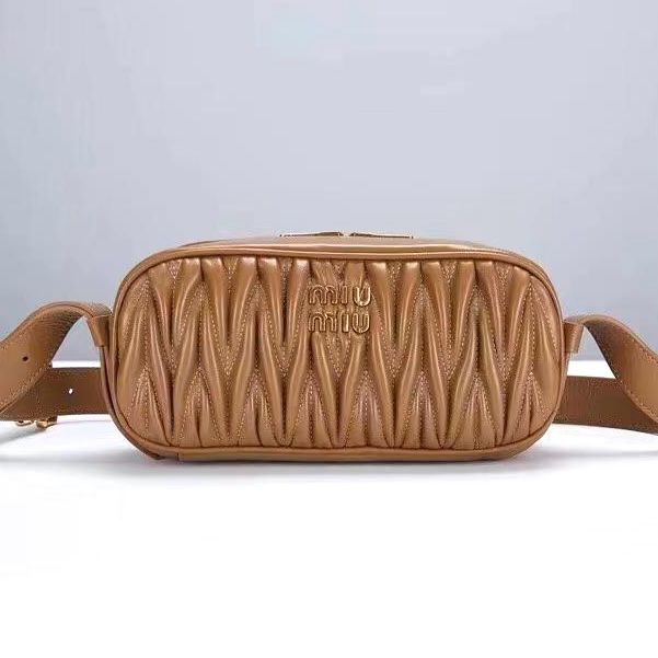 Miu Miu Matelassé Nappa Leather Shoulder Bag - Meya Luxury Brand