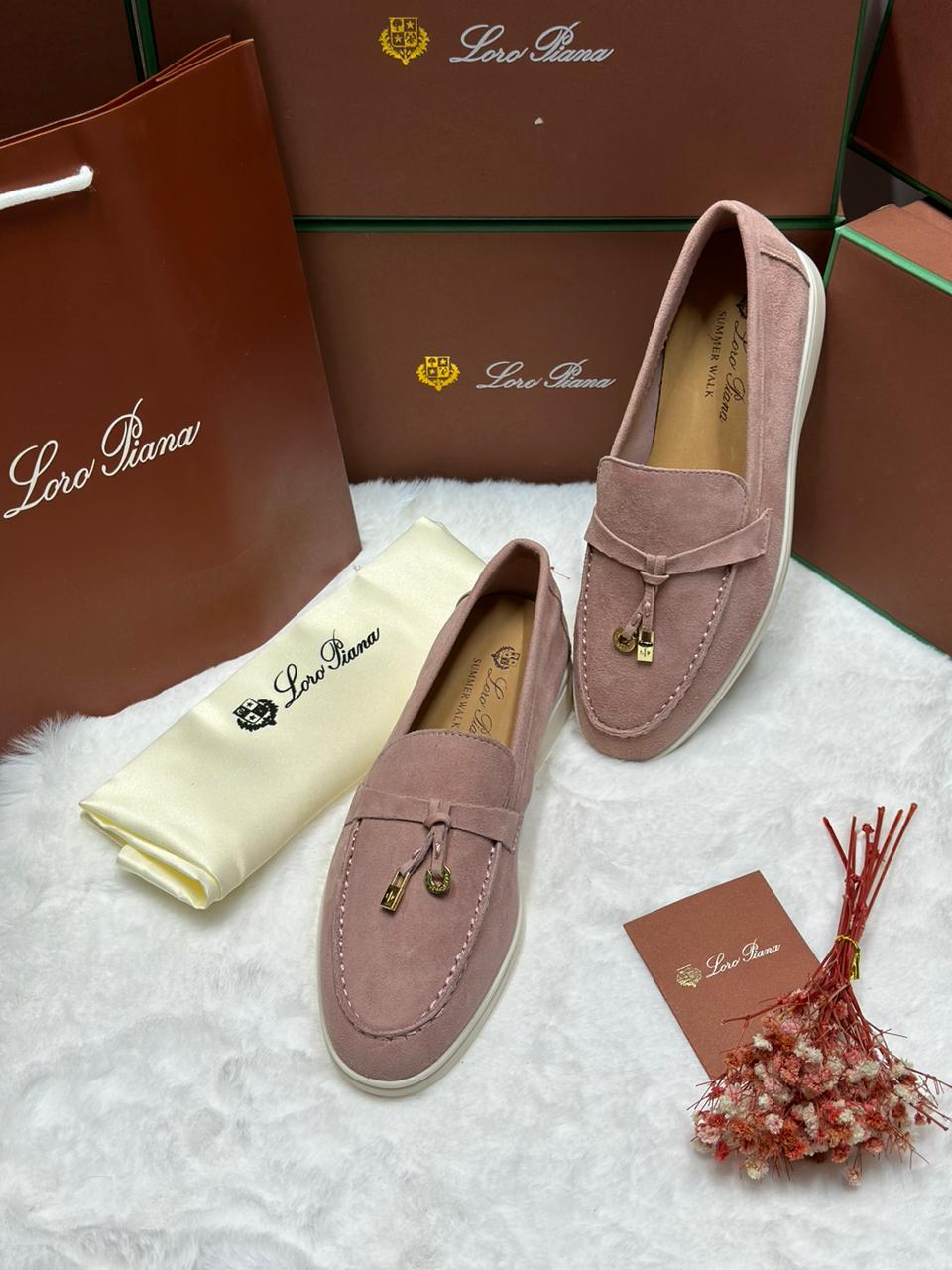 Women Suede Loafers - Meya Luxury Brand