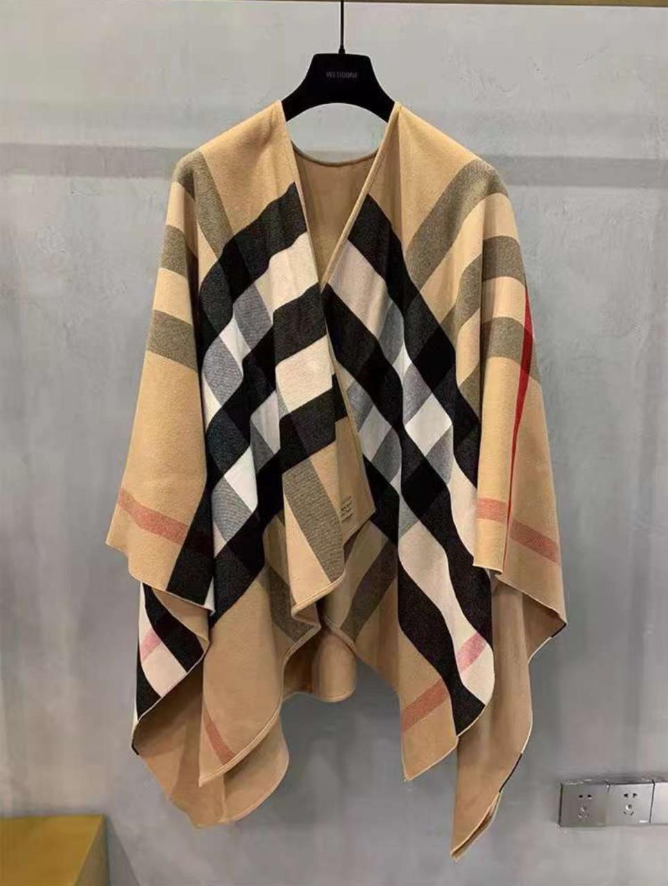 BURBERRY LADIES CAPE SHAWL - Meya Luxury Brand
