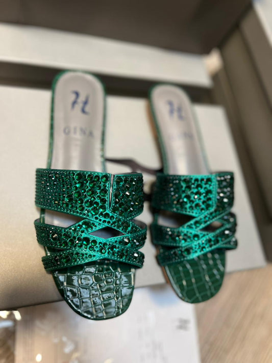 High Heel Slippers Diamond Trend Luxury Casual Shoes - Meya Luxury Brand