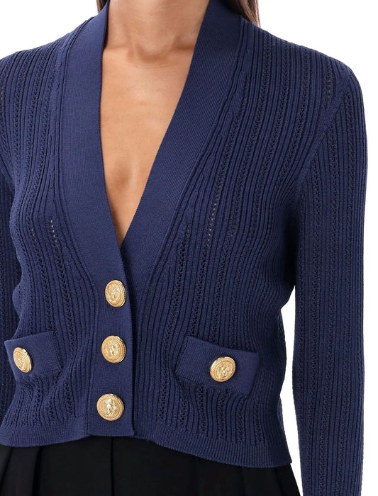 Balmain Short Cardigan - Meya Luxury Brand