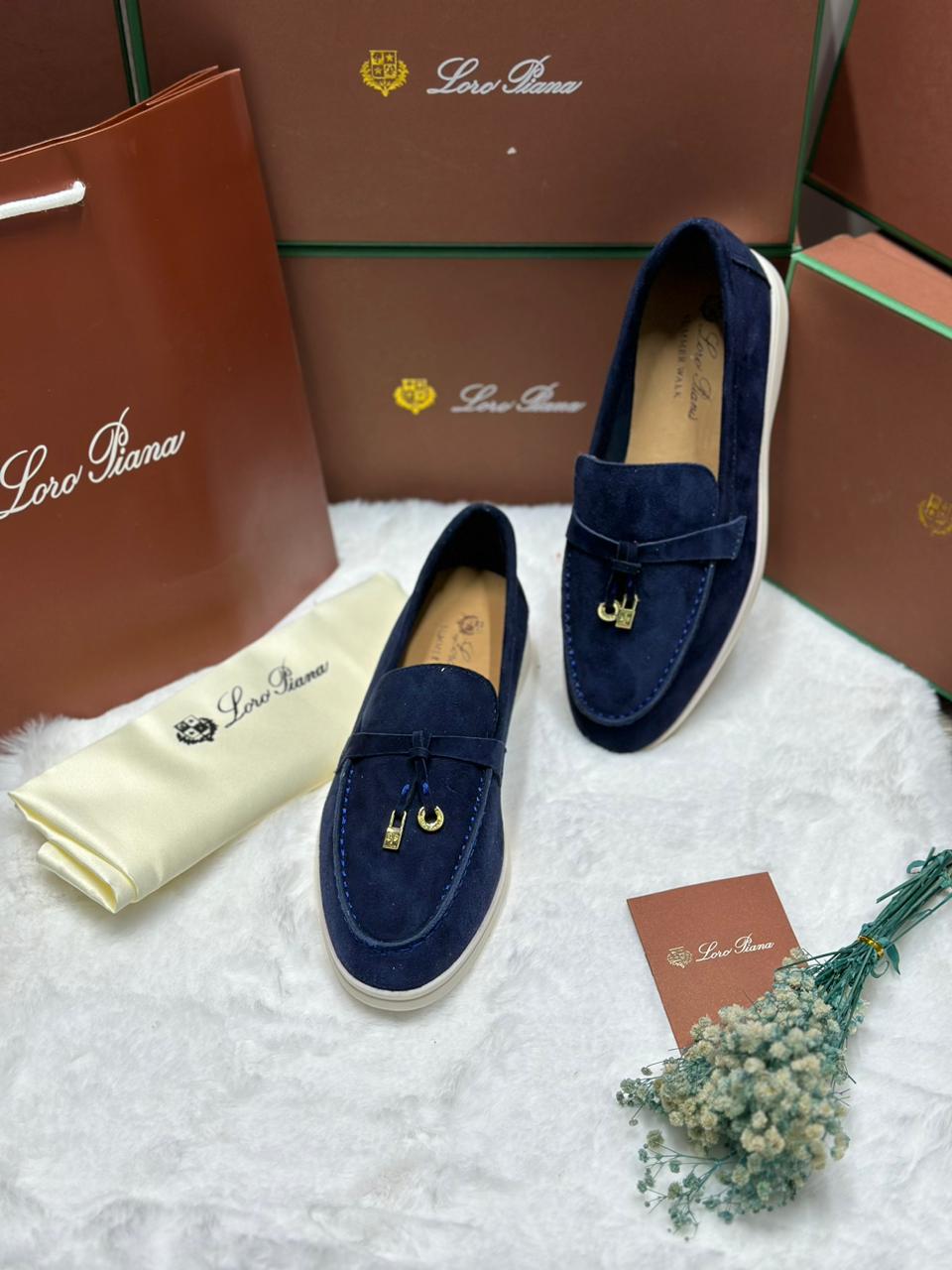 Women Suede Loafers - Meya Luxury Brand
