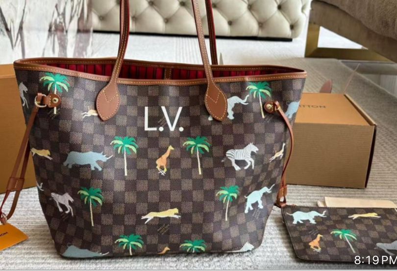 Louis Vuitton Women's Shopper Bag – Geometric – Leather and Canvas in Dubai at Meya Luxury Brand