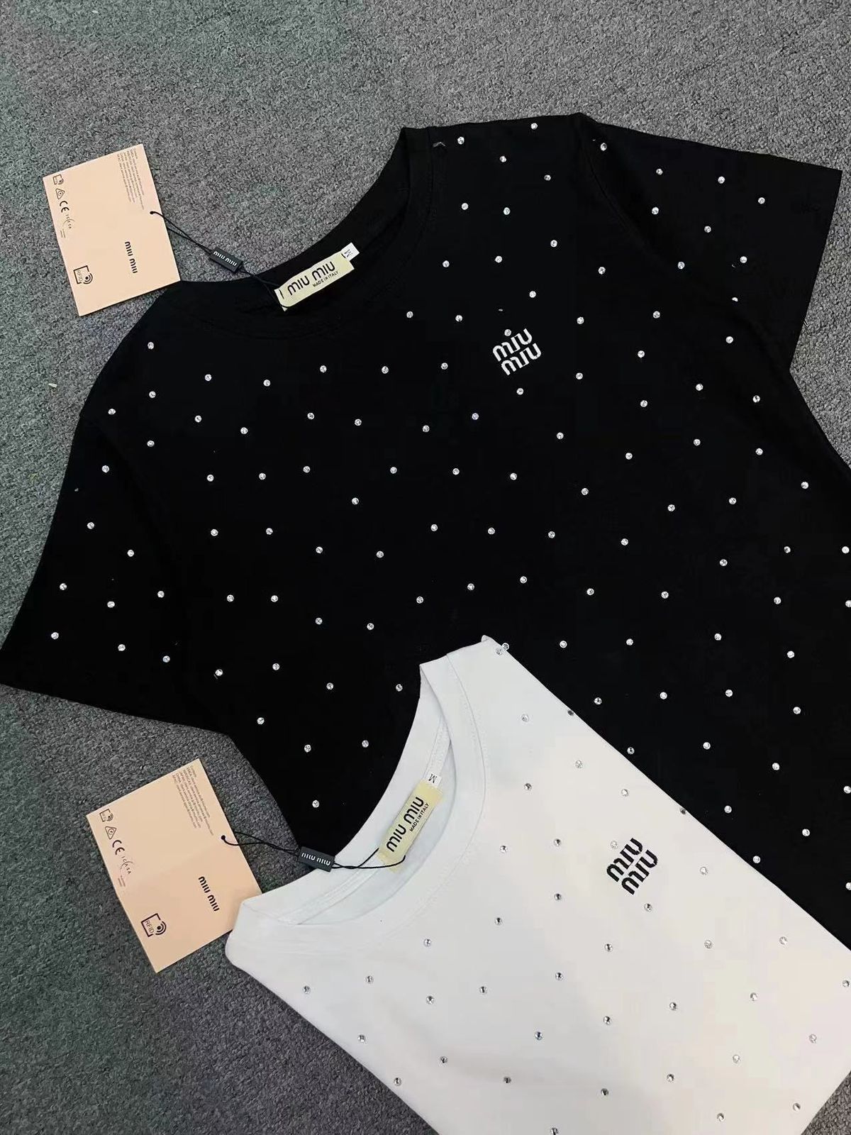 Miu Miu Dotted T-Shirt - Meya Luxury Brand