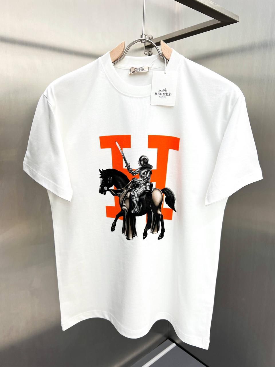 Meya Luxury Brand Hermès Men's Shirt – White & Black