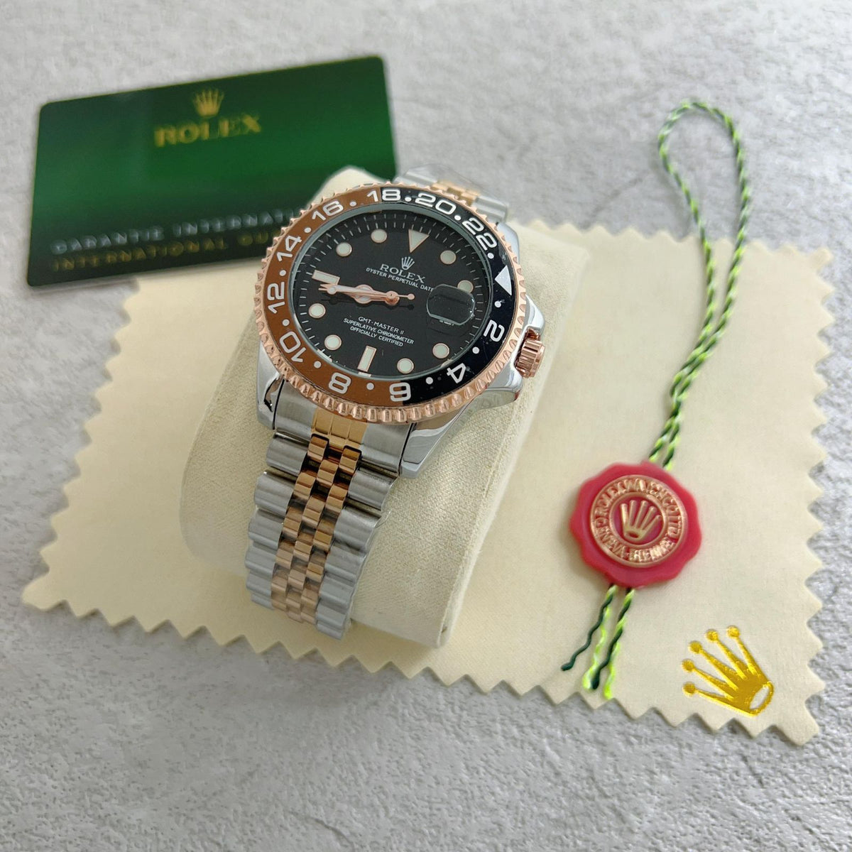 Meya Luxury Brand Rolex Men's Watch – Analog – Water-Resistant & Date Display