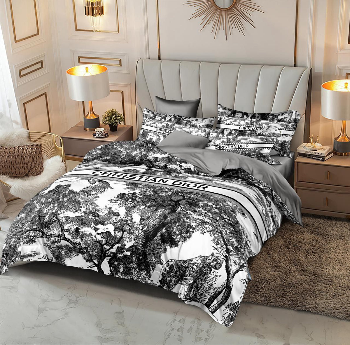 Dior Bed Sheet Set in Dubai