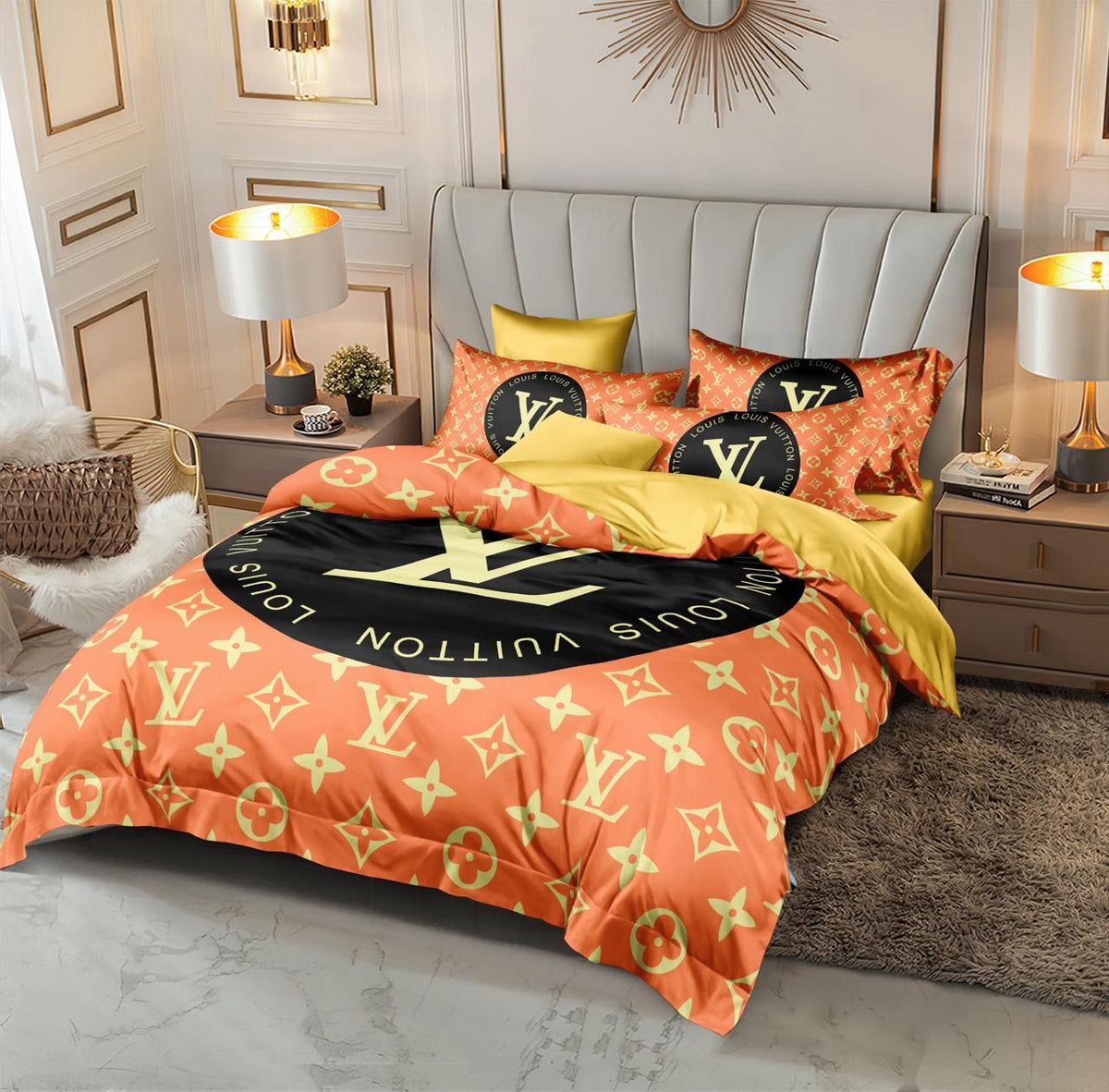 Louis Vuitton Bed Sheet Set