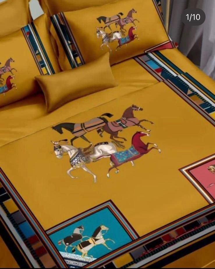 Hermes Bed Sheet Set
