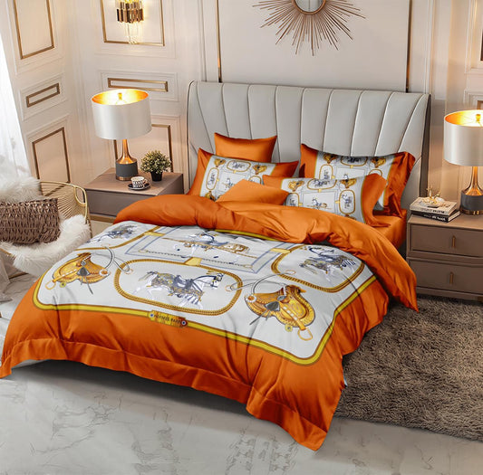 Hermes Bed Sheet Set