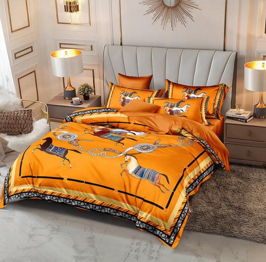 Hermes Bed Sheet Set