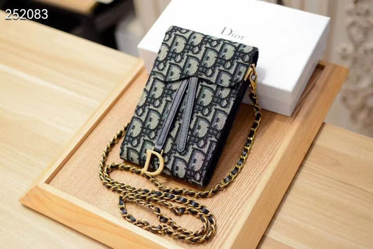 Dior Saddle Oblique Vertical Pouch - Meya Luxury Brand