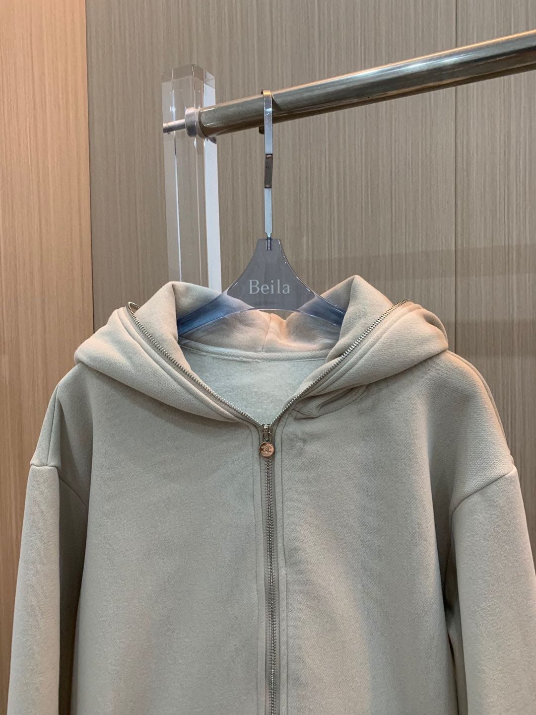 GG Long-Sleeve Zip Hoodie - Meya Luxury Brand