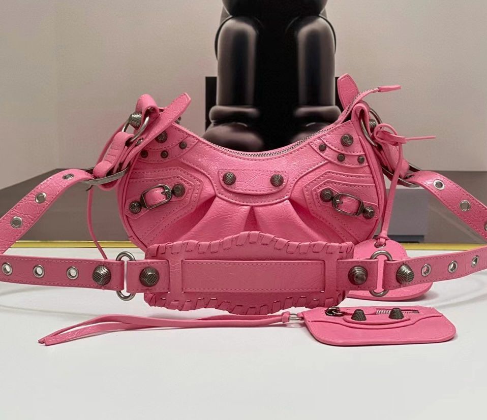 Balenciaga XS Le Cagole Leather Shoulder Bag - Meya Luxury Brand
