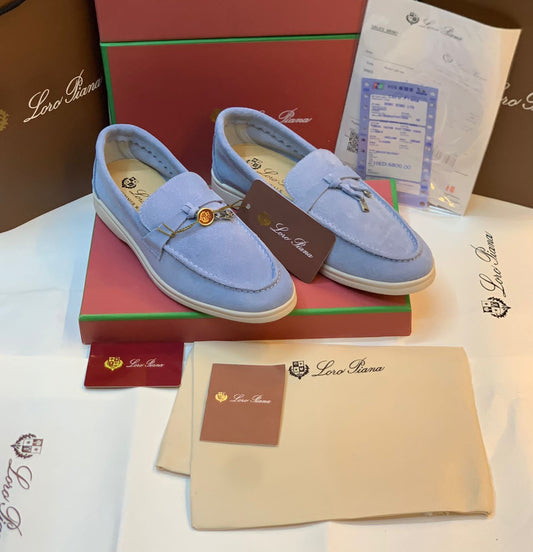 Summer Charms Walk Suede Loafers - Meya Luxury Brand