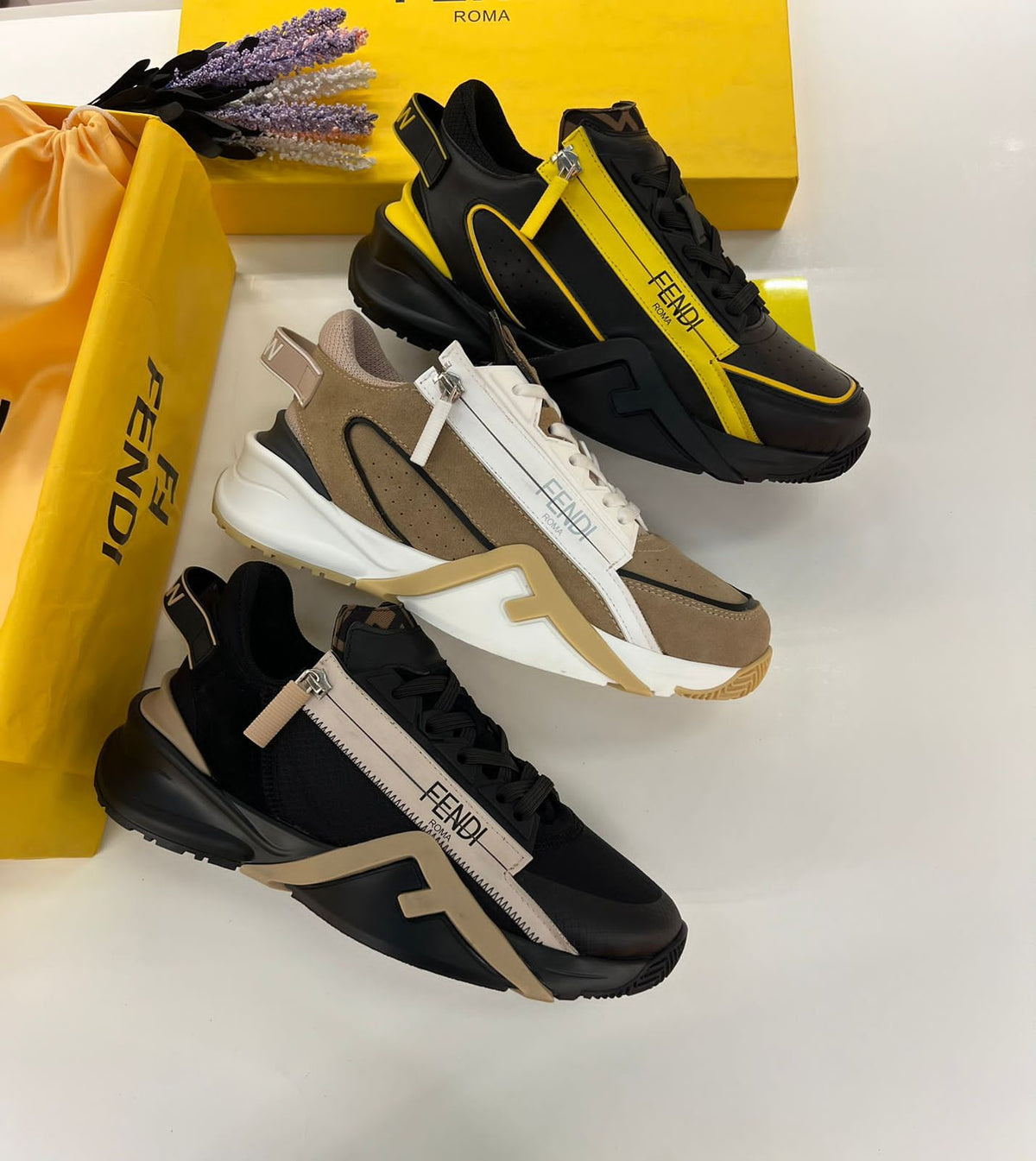 Fendi Flow low-top sneakers - Meya Luxury Brand