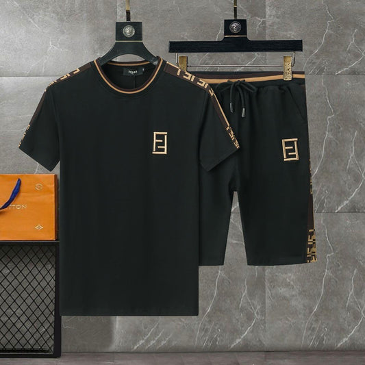 Fendi T-shirt Shorts for Men's - Meya Luxury Brand
