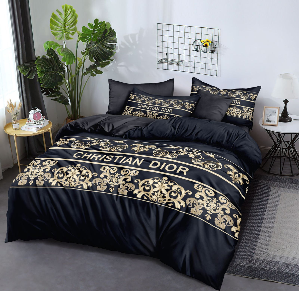 Dior King Size Bed Sheet Set - Meya Luxury Brand