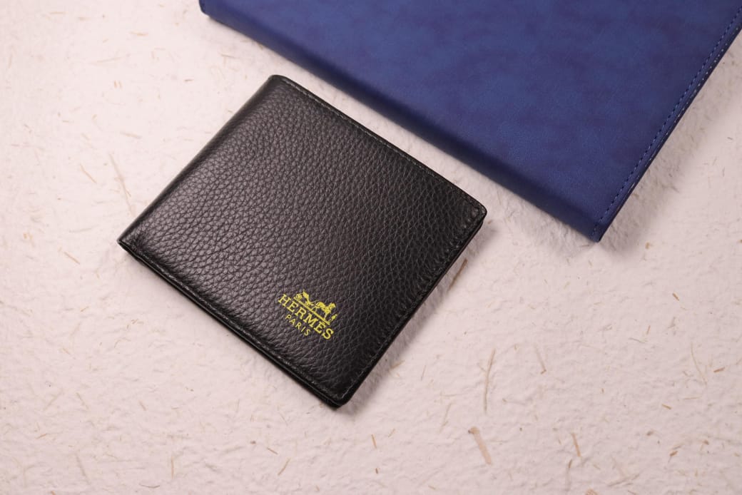 Hermes Men's Wallet – Black Compact