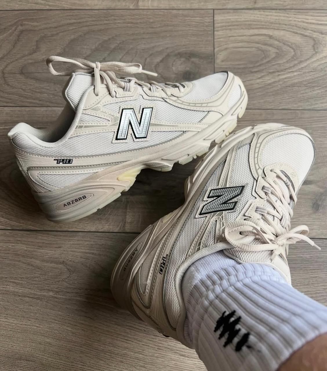 New Balance Shoes – White, Black, Blue, And Beige