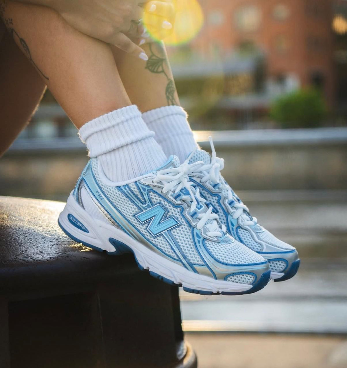 New Balance Shoes – White, Black, Blue, And Beige