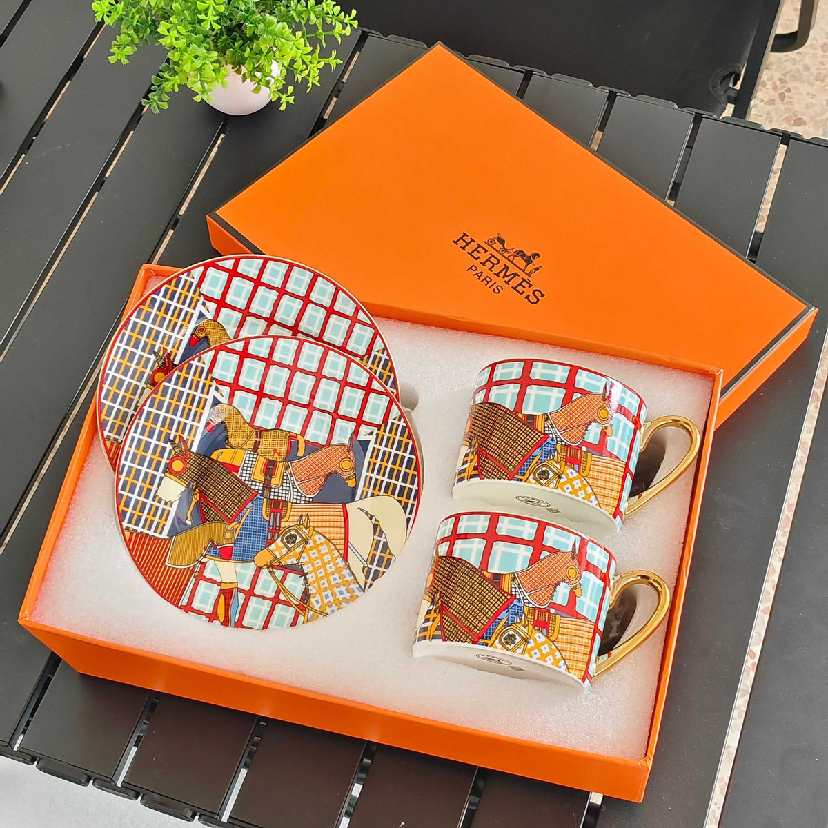 Hermes Cup Set - Meya Luxury Brand