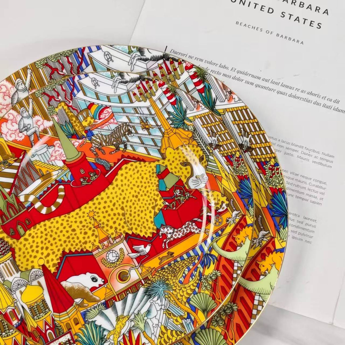 Hermes Cup & Plate Set - Meya Luxury Brand