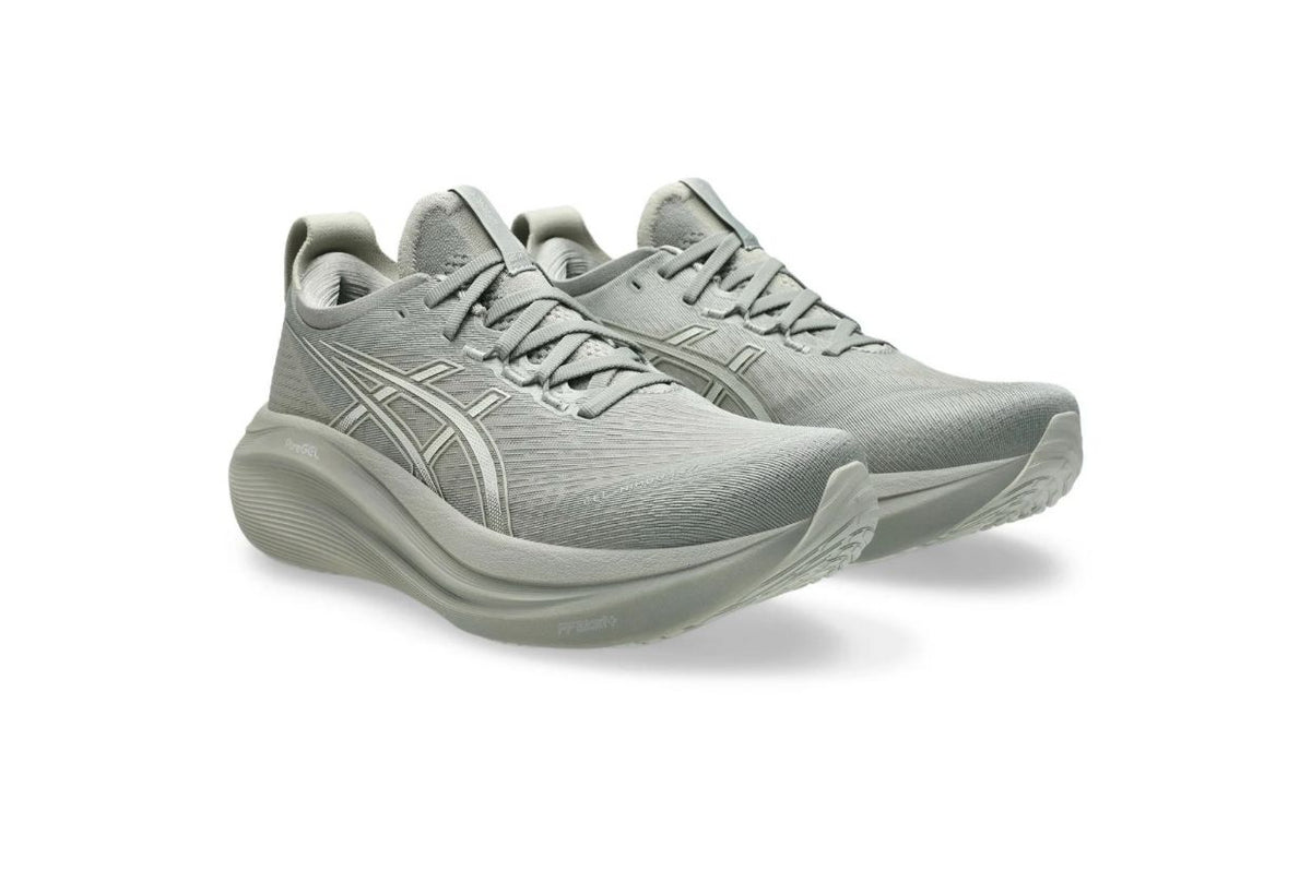 Pair of ASICS GEL-NYC Cream Oyster Grey sneakers