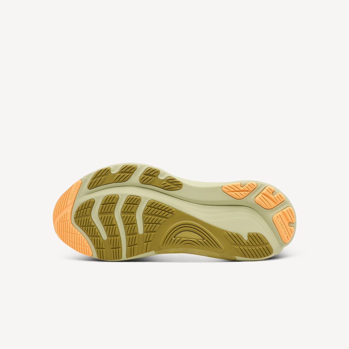 ASICS GEL-KAYANO cream sneakers outsole view