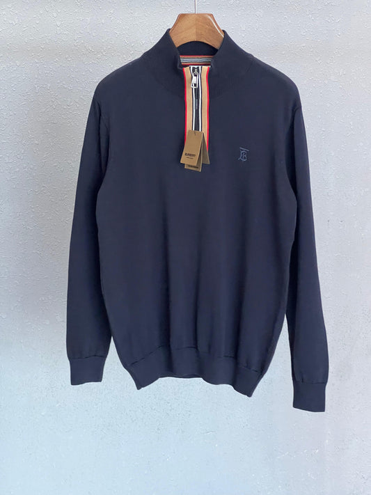 Mens Half Zip Jumper - Meya Luxury Brand
