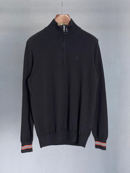 Mens Half Zip Jumper - Meya Luxury Brand