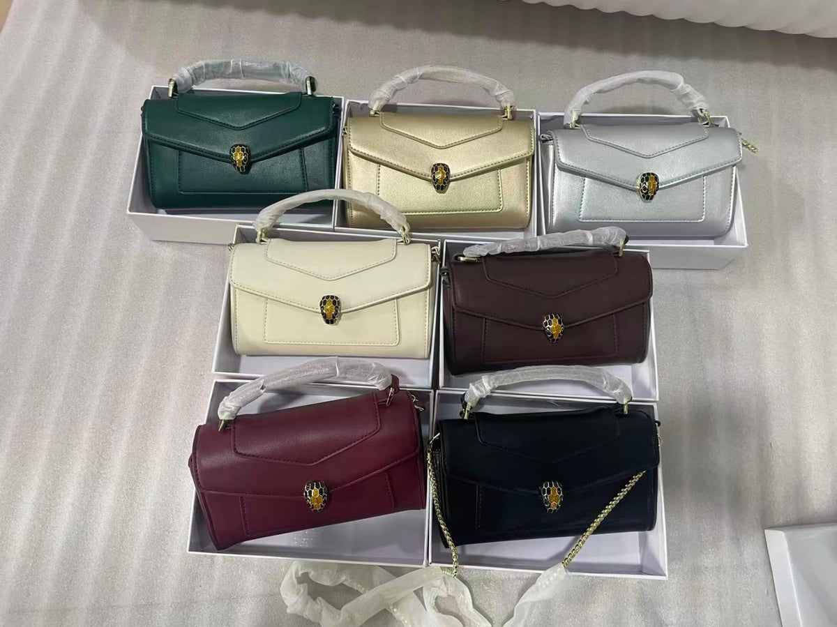 BVLGARI women’s mini handbags in multiple colours available in UAE