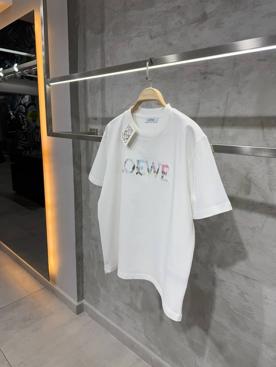 Meya Luxury Brand Loewe Men's Shirt – White