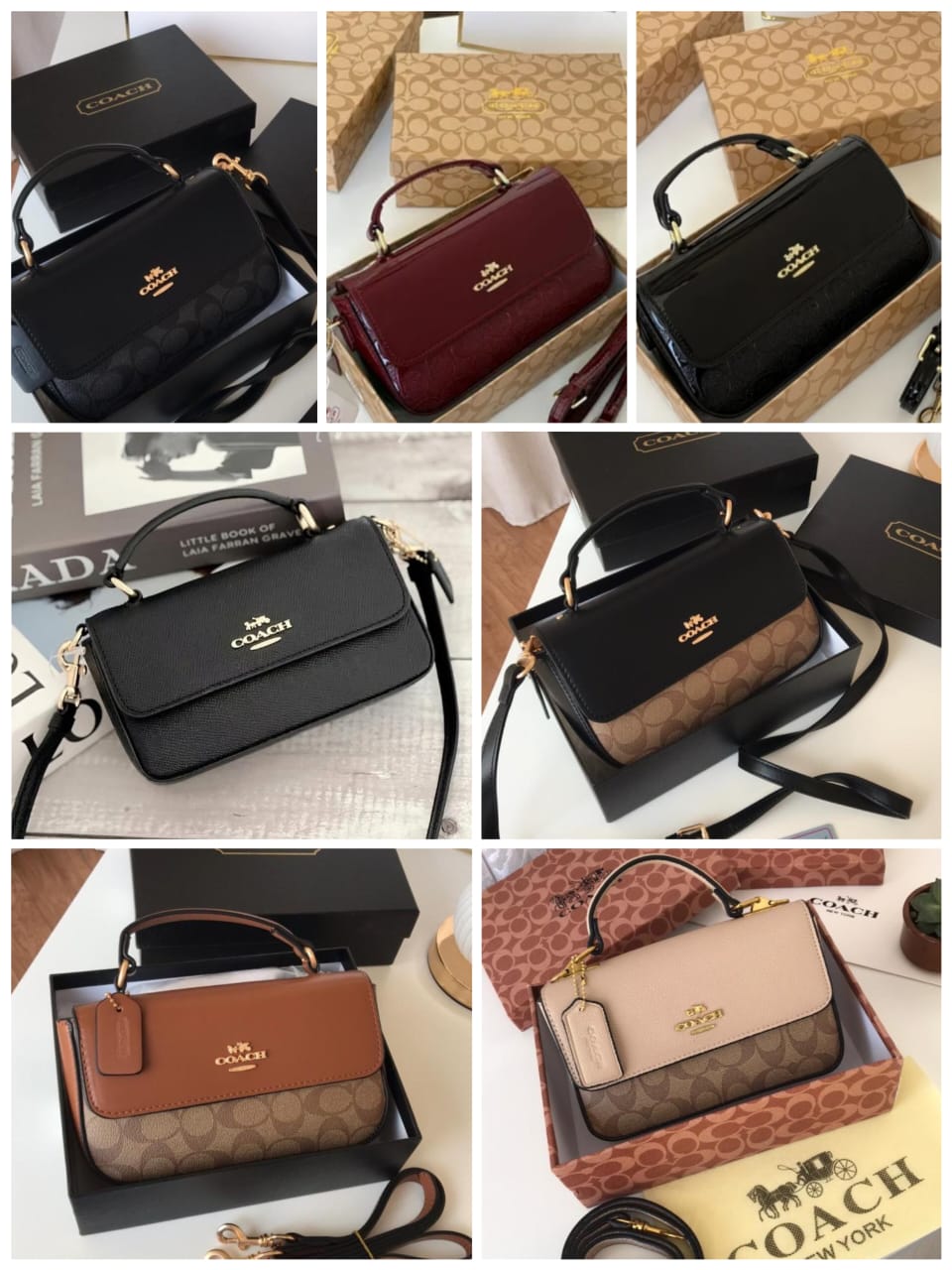 Coach women’s crossbody bags in multiple colours