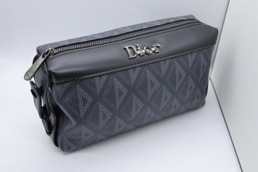 Meya Luxury Brand Dior Men's Crossbody Bag – Geometric – Canvas & Faux Leather